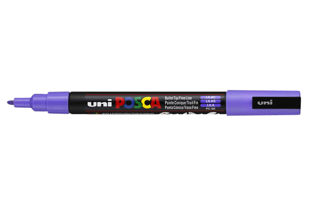 Marqueur peinture Posca PC3M Fin lilas