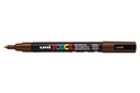 Marqueur peinture Posca PC3M Fin marron