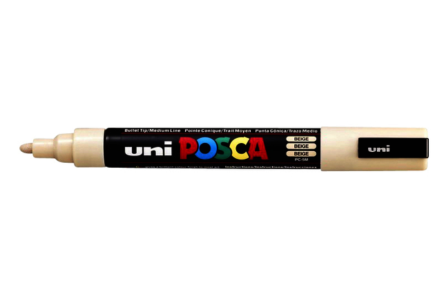 Marqueur peinture Posca PC5M Medium beige