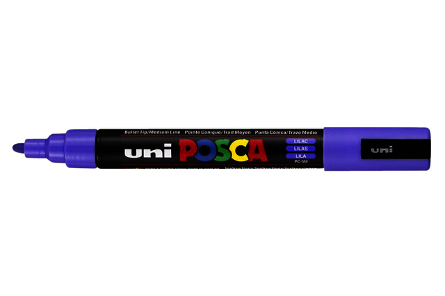 Marqueur peinture Posca PC5M Medium lilas