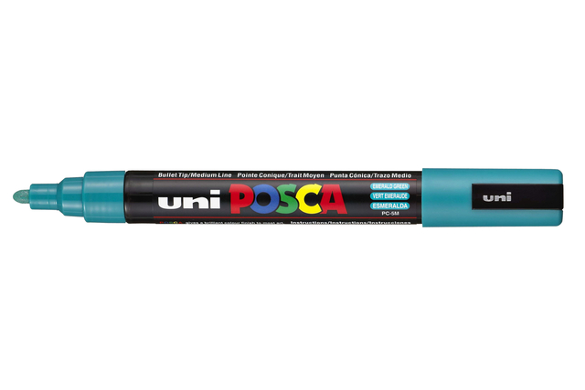 Marqueur peinture Posca PC5M Medium vert émeraude