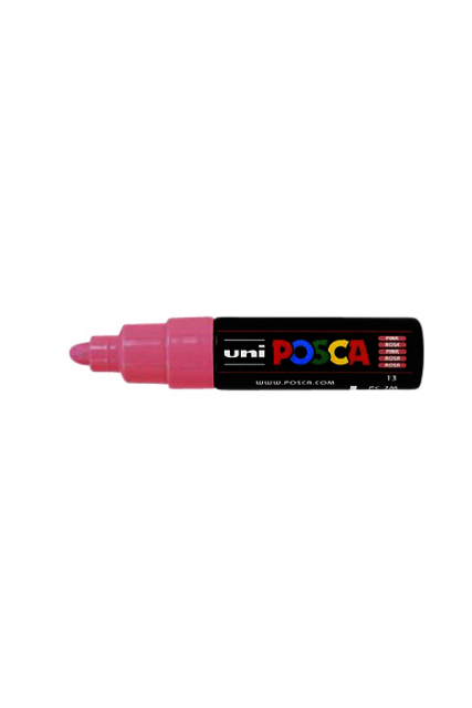 Verfstift Posca PC7M breed roze