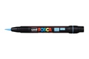 Paintmarker Uni POSCA PCF350 Brush 1-10mm lichtblauw
