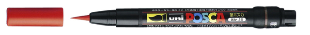 Paintmarker Uni POSCA PCF350 Brush 1-10mm roze