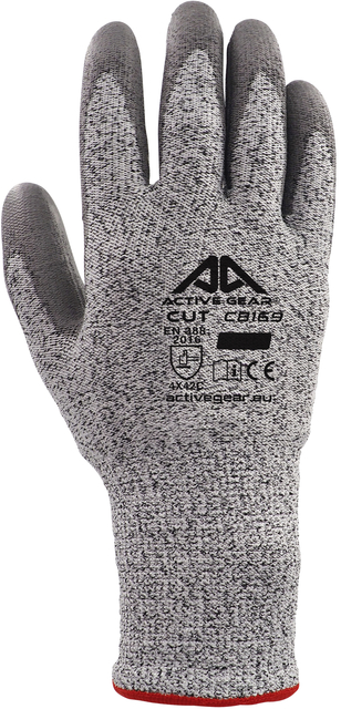 Gant Active Gear anticoupure gris 8/M