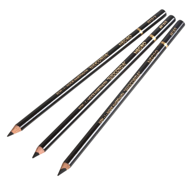 Crayon craie Koh-I-Noor Gioconda 8815/3 noir dur