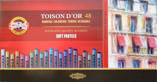 Pastel Koh-I-Noor Toison 8516 ogive 48 pcs assorti