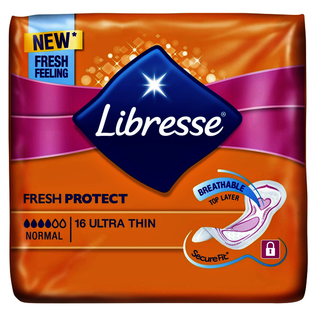 Serviette hygiénique Libresse Ultra Normal 16 pièces