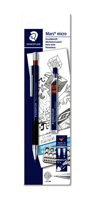 Portemine Staedtler Mars Micro 0,5mm + extra mines