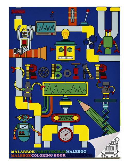 Kleurboek Haza Sense Robot