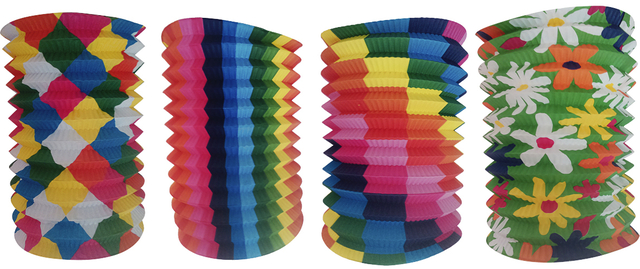 Lampion à tirer 20cm assorti