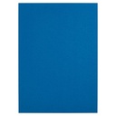 Couverture GBC A4 imitiation cuir avec fenêtre bleu 50 pièces