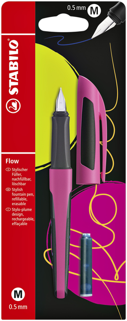 Stylo plume Stabilo Flow Sporty berry