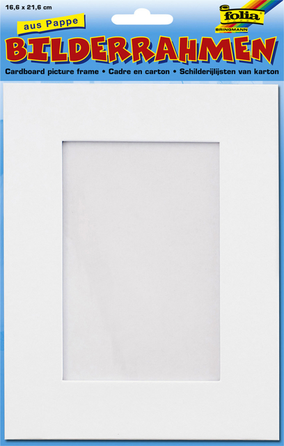 Fotoframe Folia 166x216mm karton wit