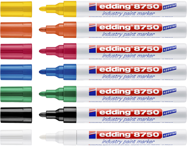 Marqueur peinture edding 8750 Industrie 2-4mm bleu