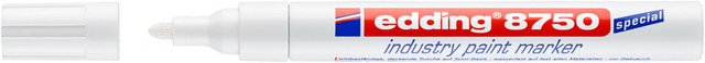 Marqueur peinture edding 8750 Industrie 2-4mm blanc
