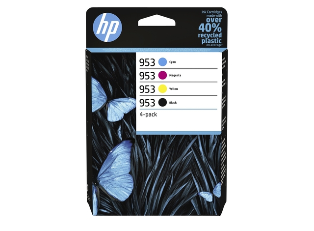 Inktcartridge HP 6ZC69AE 953 zwart + 3 kleuren