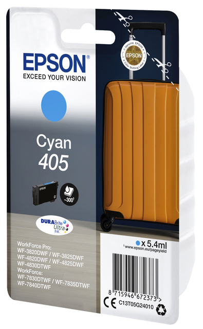 Cartouche d'encre Epson 405 T05G24 bleu