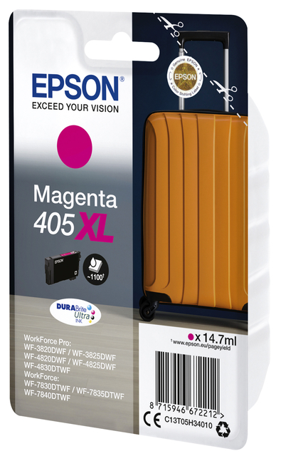 Cartouche d''encre Epson 405XL T05H34 rouge