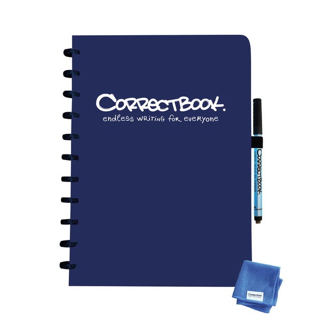 Carnet de notes Correctbook A4 uni 40 pages Midnight Blue