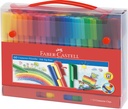 Feutre couleur Faber Castell Connector mallette 60 pièces assorti
