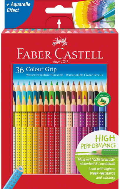 Kleurpotloden Faber-Castell 2001 assorti set à 36 stuks