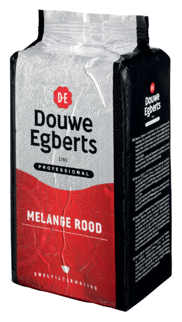 Café moulu pour filtre Douwe Egberts Mélange Rouge 1kg