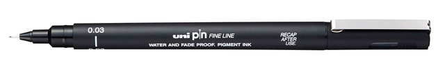 Fineliner Uni-ball Pin 0,03mm noir