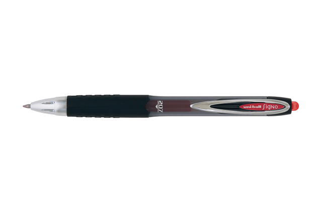 Stylo gel Uni-ball Signo 207 Medium rouge