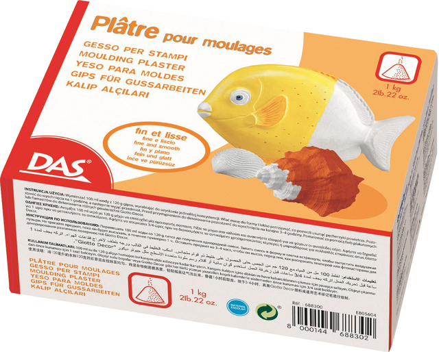 Plâtre en poudre DAS 1kg