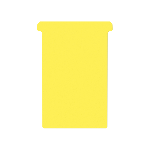 T-kaart Djois formaat 4 107mm geel 100 stuks