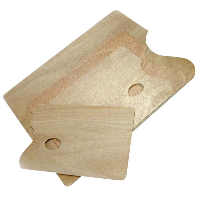 Palette Conda rectangulaire 40x50cm 5mm bois