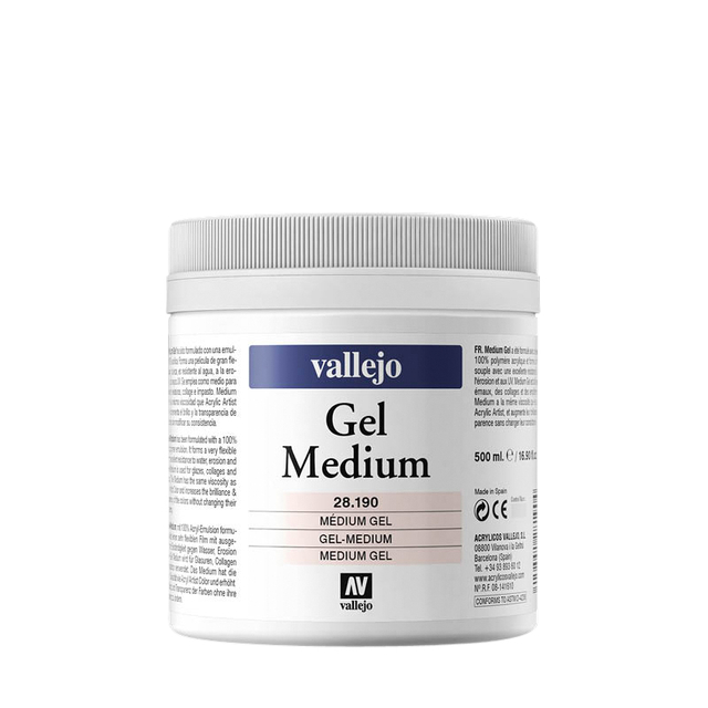 Medium Acrylicos Vallejo 500ml gel