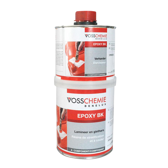 Epoxy-BK Voss hars 1kg + verharder