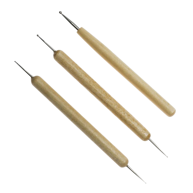 Aiguille à boule Conda 12-14cm bois 2 pièces