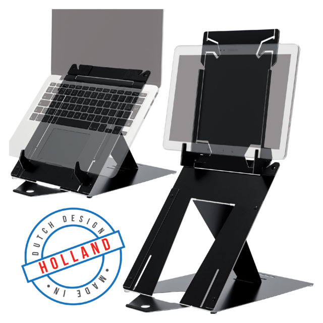 Laptopstandaard R-Go Riser DUO