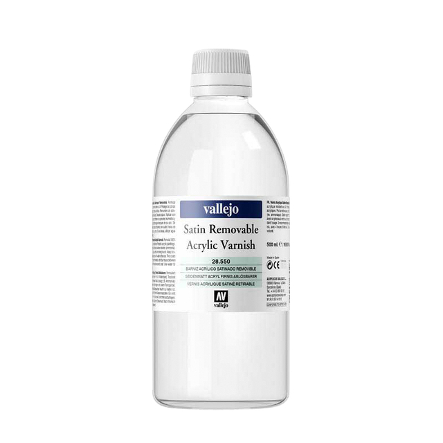 Vernis Acrylicos Vallejo 500ml verwijderbaar 5550 satijn