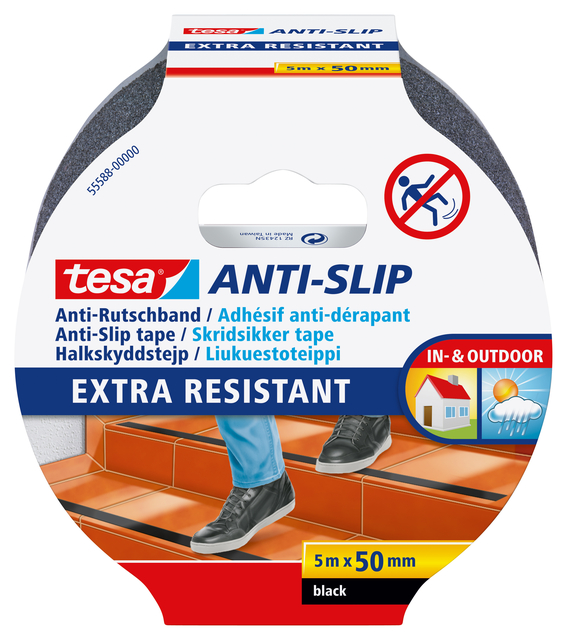 Anti-slip tape tesa® 5mx50mm zwart