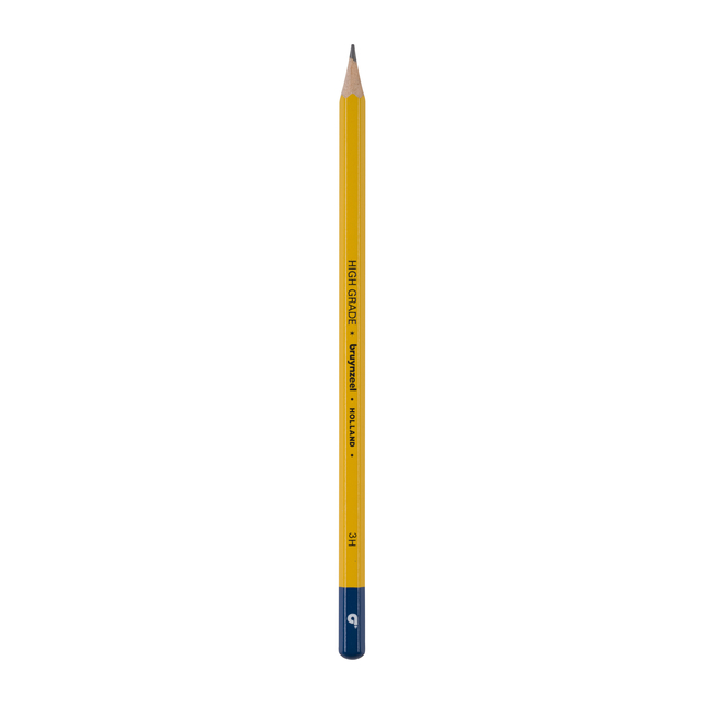 Crayon graphite Bruynzeel Burotek 3H gris