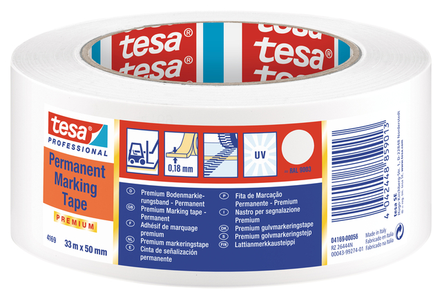 Ruban de masquage tesa® Professional 4169 PV3 50mx30mm blanc