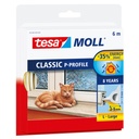 Joint de calfeutrage tesamoll® profl-P caoutchouc 6mx9mm blanc