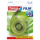 Dérouleur ruban adhésif tesa Film® Eco&Clear 33mx19mm transparent blister