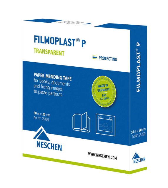 Ruban de réparation Filmoplast P 2cmx50m transparent