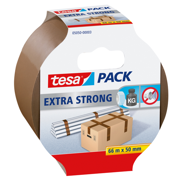 Ruban d'emballage tesapack® Extra Strong 66mx50mm brun