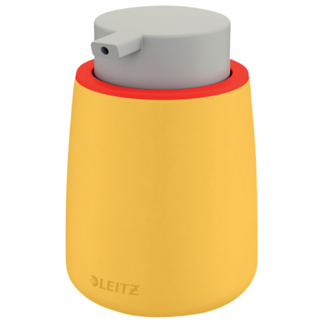 Distributeur savon mains Leitz Cosy 300ml jaune