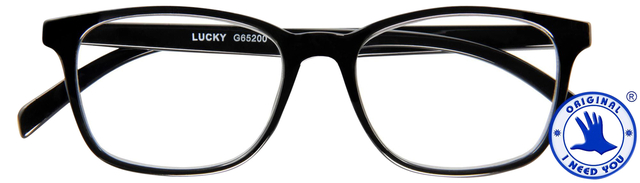 Lunettes de lecture I Need You +1.00 dpt Lucky noir