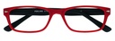 Lunettes de lecture I Need You +1.00 dpt Feeling rouge-noir