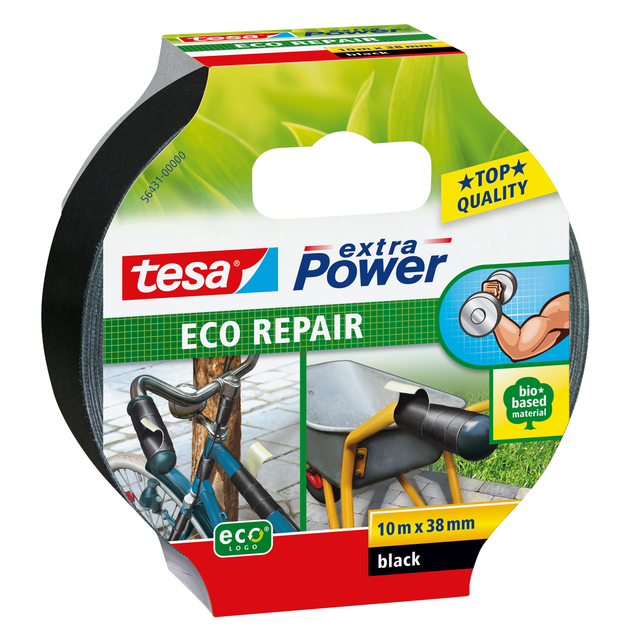 Reparatietape tesa® extra Power ECO 10mx38mm zwart