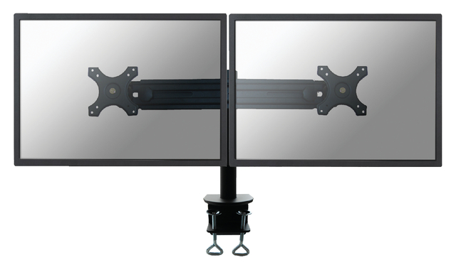 Support écran Neomounts D700D 2x 19-30" avec pince noir