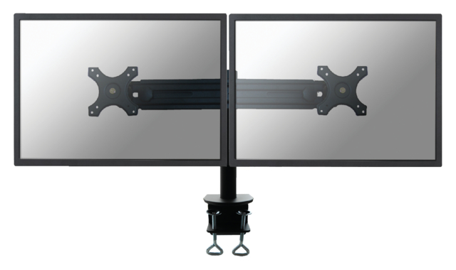 Monitorarm Neomounts D700D 2x19-30" met klem zwart